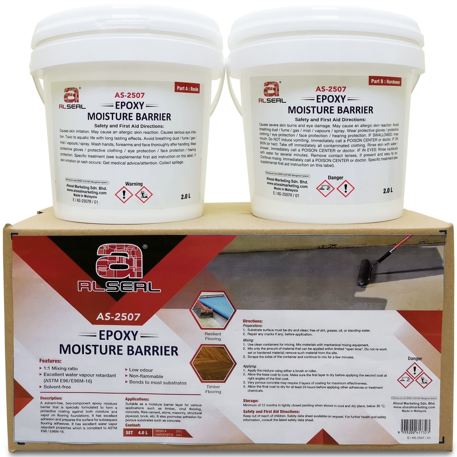 Epoxy Moisture Barrier AS-2507 - Home Crafter